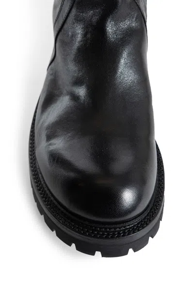 Rick Owens Man Black Boots