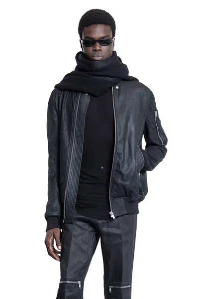 Rick Owens Man Black Jackets