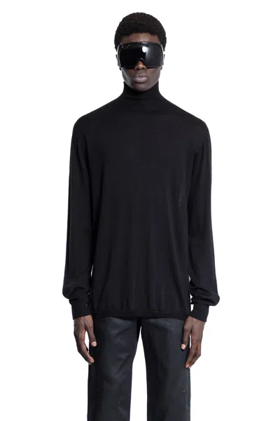 Rick Owens Man Black Knitwear