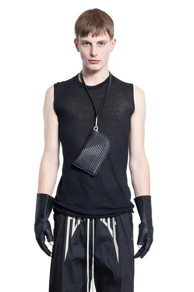 Rick Owens Man Black T-shirts & Tank Tops