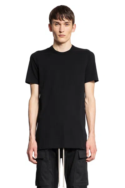 Rick Owens Man Black T-shirts & Tank Tops