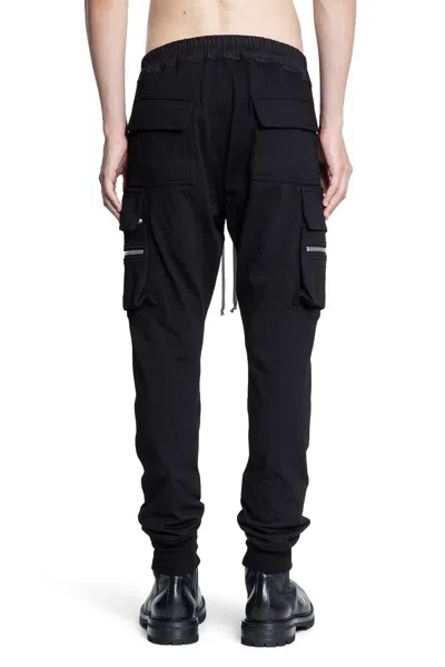 Rick Owens Man Black Trousers