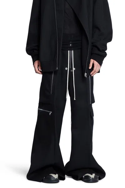 RICK OWENS CONCORDIANS CARGOBELAS IN WOOL DRILL