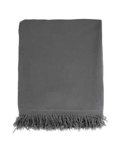 Rick Owens Man Blanket Or Cover Lead Size - Cashmere