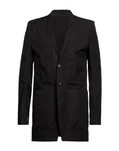 Rick Owens Man Blazer Black Size 36 Polyester