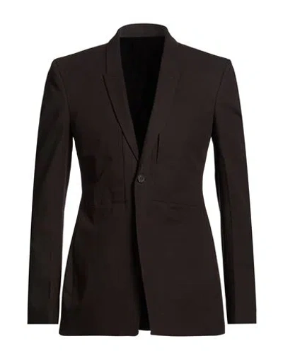 Rick Owens Man Blazer Black Size 40 Cotton