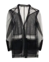 Rick Owens Sheer Buttoned Shirt In Black