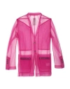 Rick Owens Man Blazer Fuchsia Size 44 Polyamide In Pink