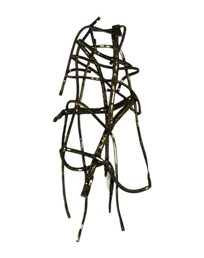 Rick Owens Man Body Jewel Dark Green Size 40 Polyamide, Elastane