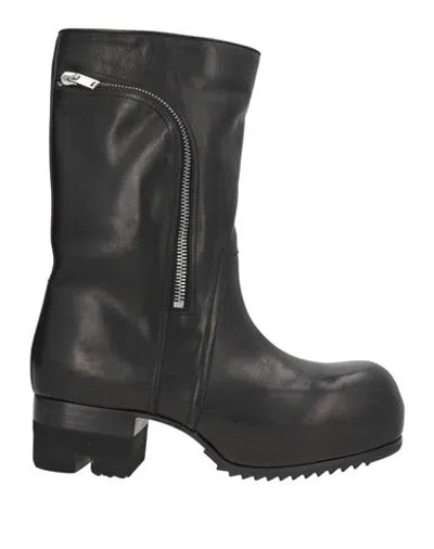 Rick Owens Man Boot Black Size 4 Leather