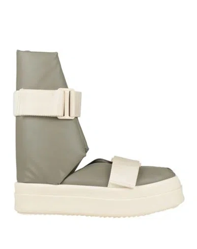 Rick Owens Man Boot Military Green Size 11 Leather
