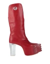 Rick Owens Man Boot Red Size 9 Leather In Red
