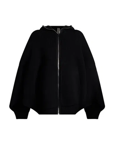 Rick Owens Man Cardigan Black Size L Alpaca Wool, Polyamide, Wool, Elastane