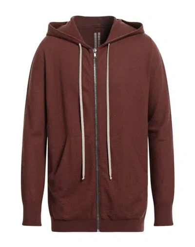 Rick Owens Man Cardigan Brown Size M Cashmere