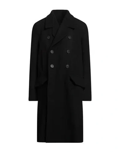 Rick Owens Man Coat Black Size 40 Virgin Wool