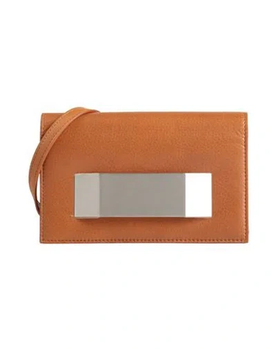 Rick Owens Man Cross-body Bag Tan Size - Calfskin In Brown