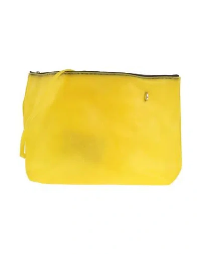 Rick Owens Man Cross-body Bag Yellow Size - Rubber