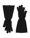 Rick Owens Man Gloves Black Size Onesize Virgin Wool