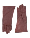 Rick Owens Man Gloves Chocolate Brown Size 8.5 Lambskin
