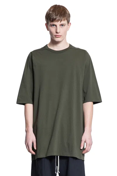 Rick Owens Man Green T-shirts & Tank Tops