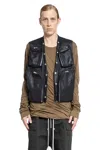 Rick Owens Man Green T-shirts & Tank Tops In Green