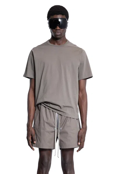 Rick Owens Man Grey T-shirts & Tank Tops