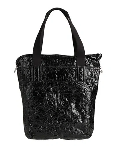 Rick Owens Man Handbag Black Size - Nylon, Aluminum, Polyurethane, Cotton