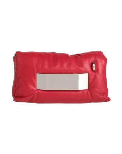 Rick Owens Man Handbag Red Size - Lambskin