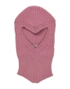Rick Owens Man Hat Antique Rose Size Onesize Cashmere, Wool In Pink