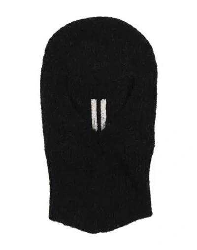 Rick Owens Man Hat Black Size Onesize Alpaca Wool, Polyamide, Wool, Elastane