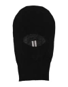Rick Owens Man Hat Black Size Onesize Cashmere In Black