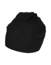 Rick Owens Man Hat Black Size Onesize Virgin Wool In Blue