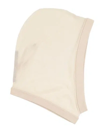 Rick Owens Man Hat Ivory Size Onesize Virgin Wool In White
