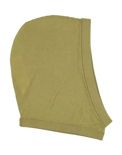 Rick Owens Man Hat Lime Green Size Onesize Virgin Wool