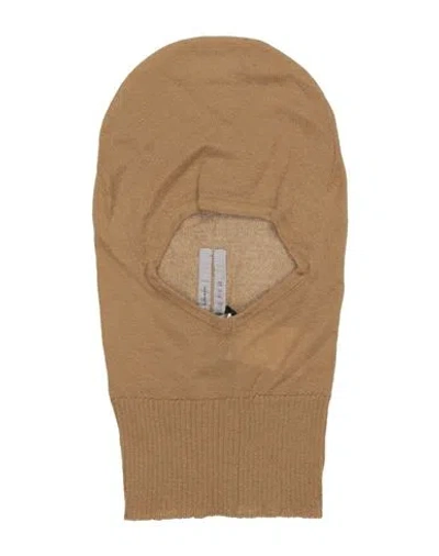 Rick Owens Man Hat Mustard Size Onesize Cashmere In Yellow