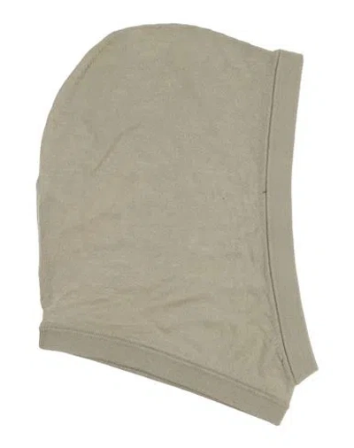 Rick Owens Man Hat Sage Green Size Onesize Virgin Wool In Neutral