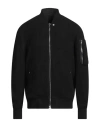 Rick Owens Man Jacket Black Size 38 Virgin Wool In Black