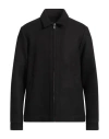 Rick Owens Brad Webbing-trimmed Double-faced Cashmere Bomber Jacket In Black