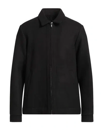 Rick Owens Man Jacket Black Size 38 Virgin Wool