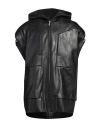 Rick Owens Man Jacket Black Size 42 Calfskin In Black