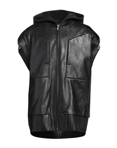 Rick Owens Man Jacket Black Size 42 Calfskin