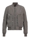 Rick Owens Man Jacket Grey Size 42 Polyester