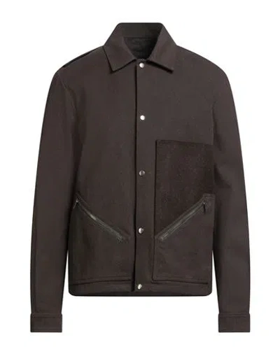 RICK OWENS RICK OWENS MAN JACKET KHAKI SIZE 40 COTTON