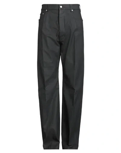 Rick Owens Man Jeans Black Size 34 Cotton, Elastomultiester, Rubber