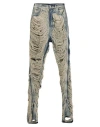 Rick Owens Man Jeans Blue Size 30 Cotton In Blue