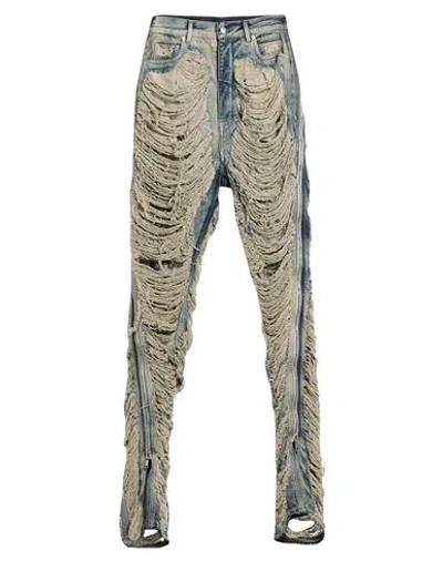 Rick Owens Man Jeans Blue Size 30 Cotton