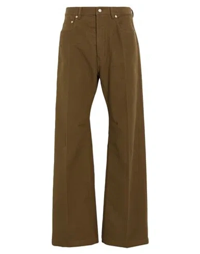 Rick Owens Man Jeans Military Green Size 31 Cotton