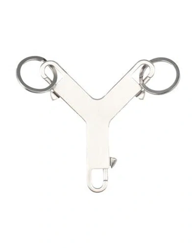 Rick Owens Man Key Ring Silver Size - Brass, Iron