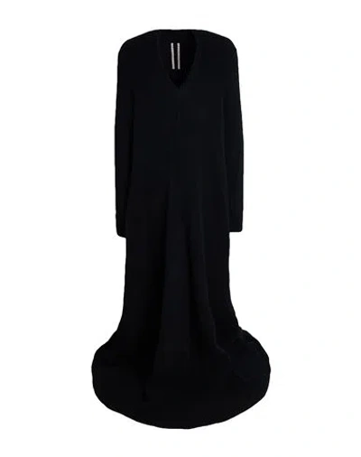 Rick Owens Man Maxi Dress Black Size M Alpaca Wool, Polyamide, Wool, Elastane
