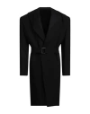 Rick Owens Man Overcoat & Trench Coat Black Size 38 Silk In Black